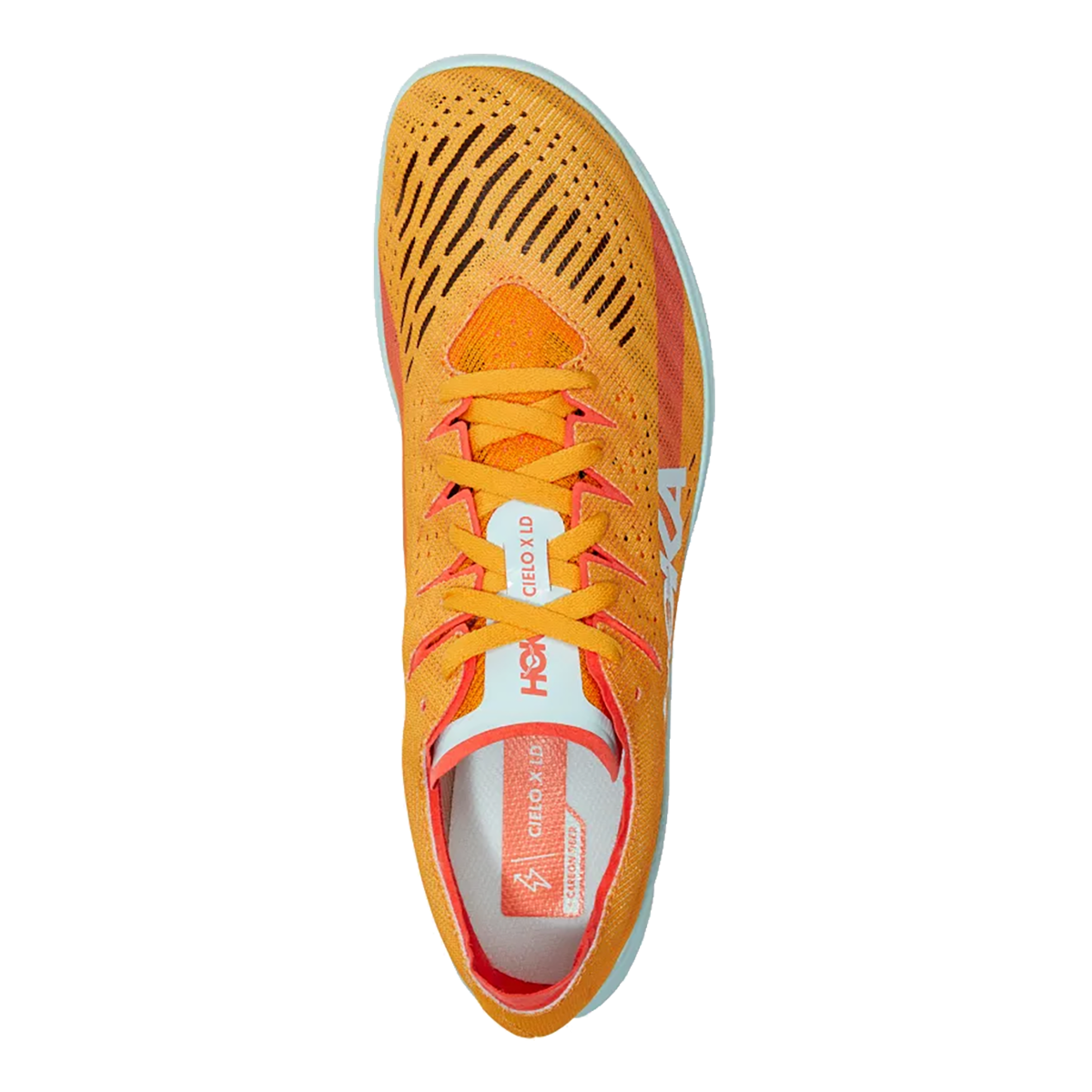 HOKA Cielo X LD Unisex Track Spikes - Radiant Yellow / Camellia product photo