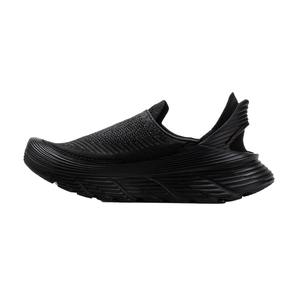 HOKA Restore TC Unisex Slip-On Shoes - Black / Black product photo