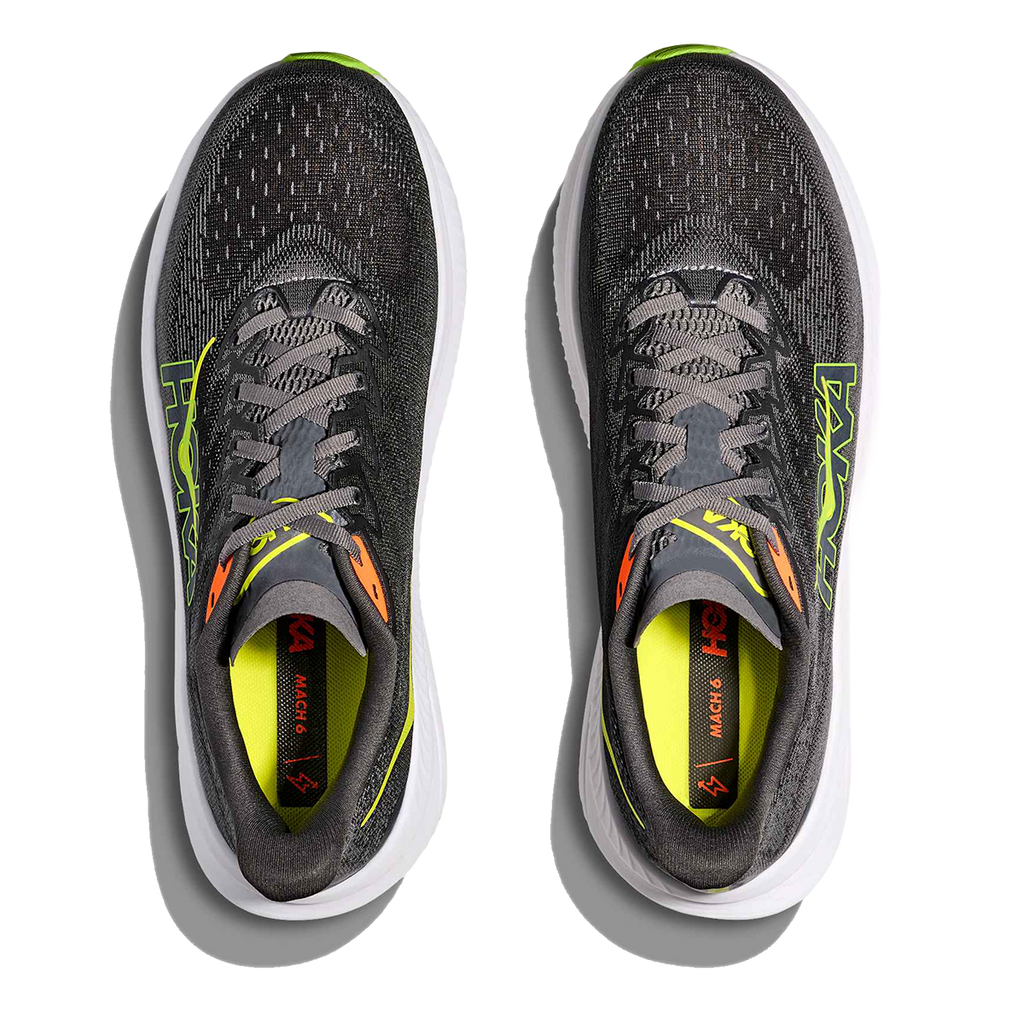 HOKA Mach 6 Men's Road Running Shoes - Gravel / Asphalt Grey product photo