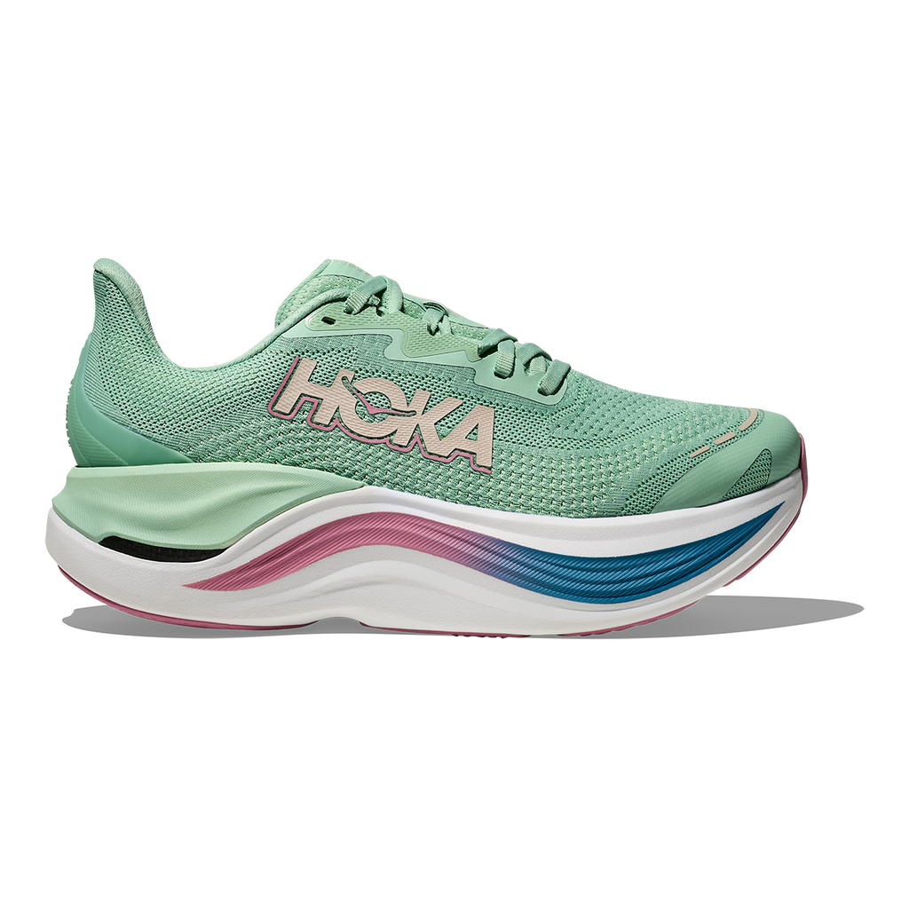 HOKA Skyward X Women's Road Running Shoes - Jadeite / Dried Rose product photo