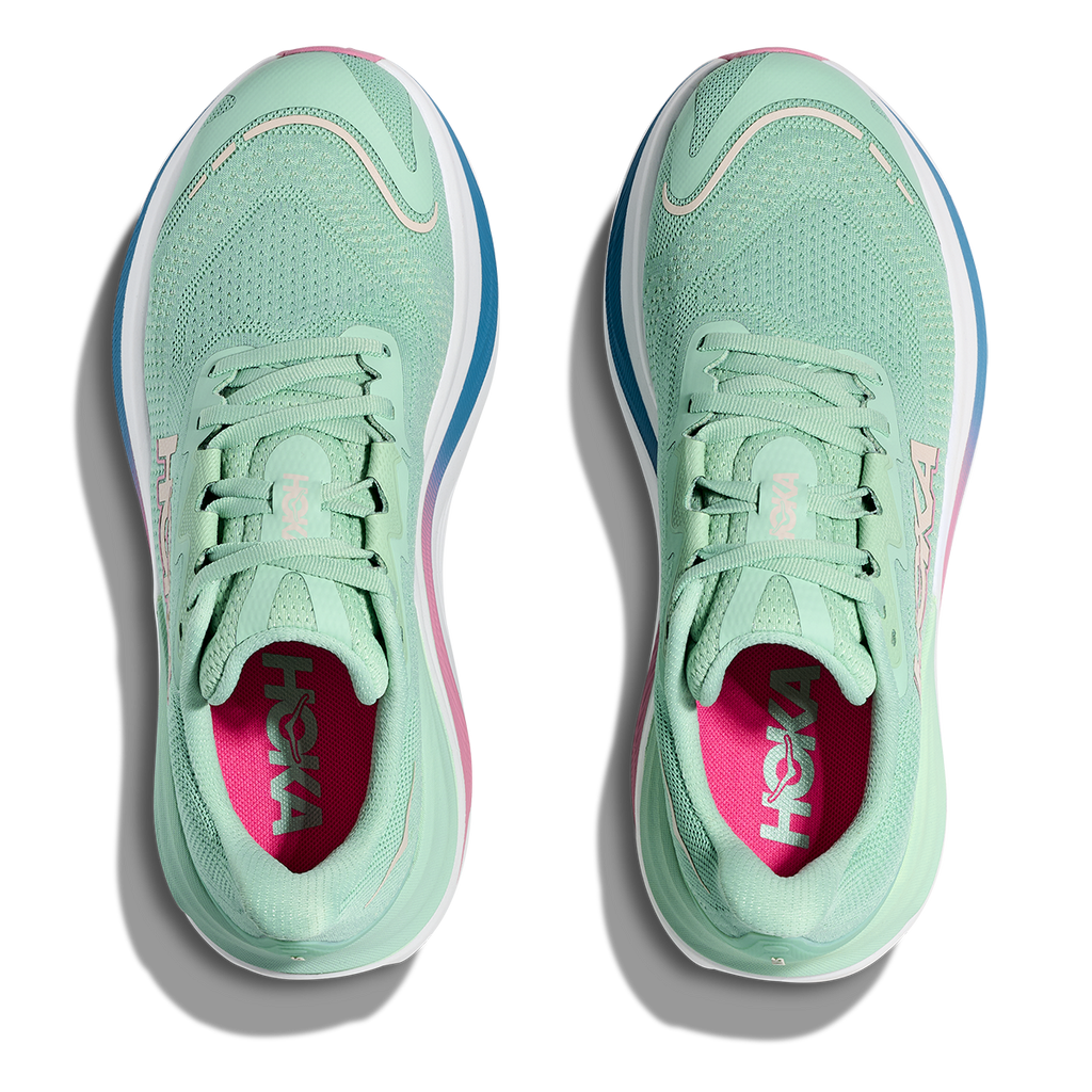 HOKA Skyward X Women's Road Running Shoes - Jadeite / Dried Rose product photo
