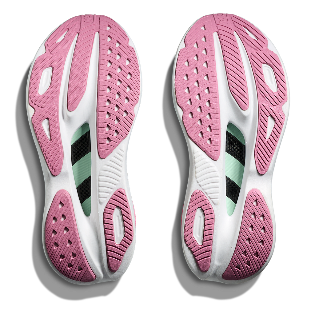 HOKA Skyward X Women's Road Running Shoes - Jadeite / Dried Rose product photo