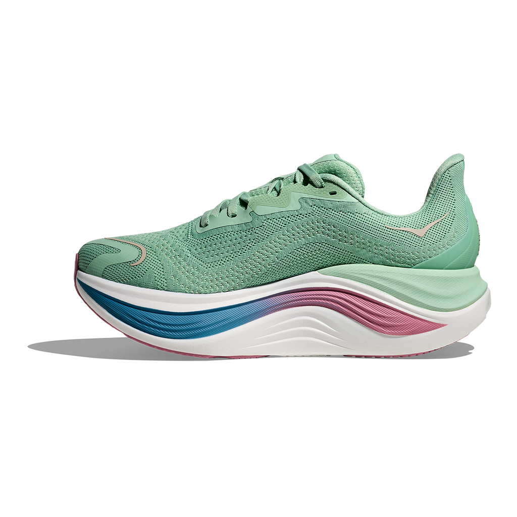 HOKA Skyward X Women's Road Running Shoes - Jadeite / Dried Rose product photo