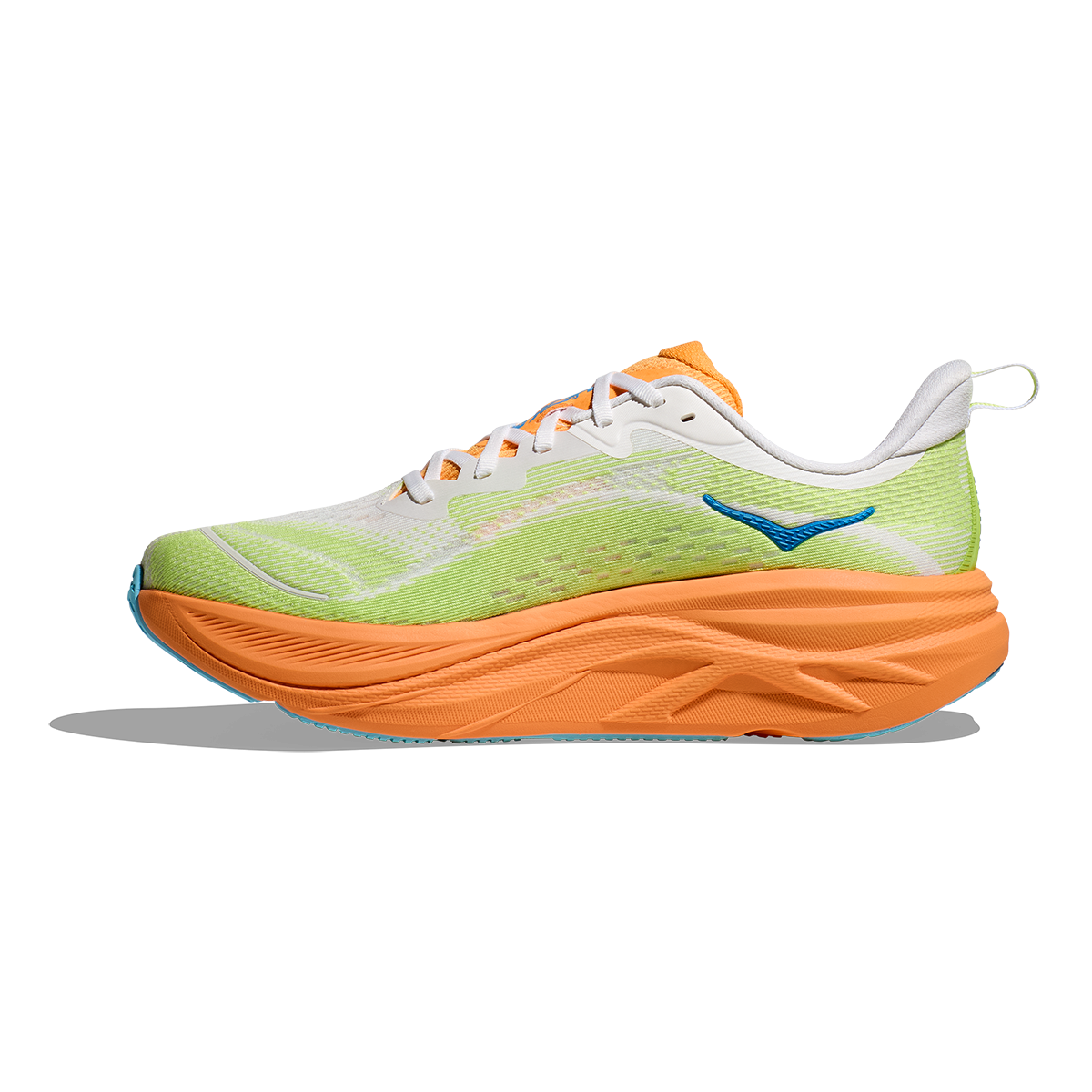 HOKA Skyflow Men's Road Running Shoes - Frost / Solar Flare product photo