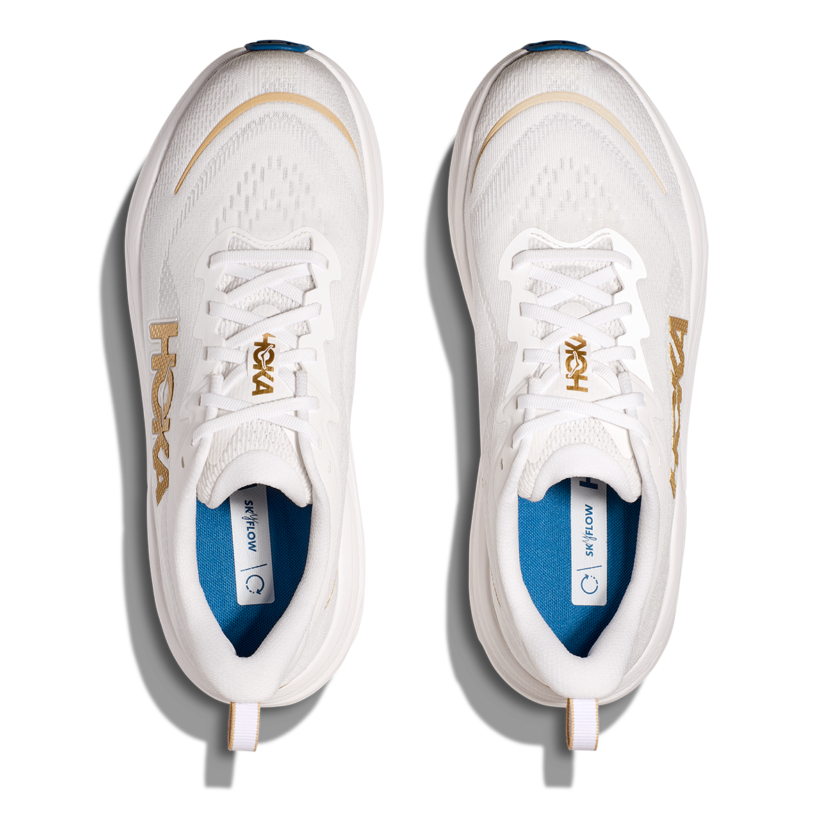 HOKA Skyflow Men's Road Running Shoes - Frost / Gold product photo