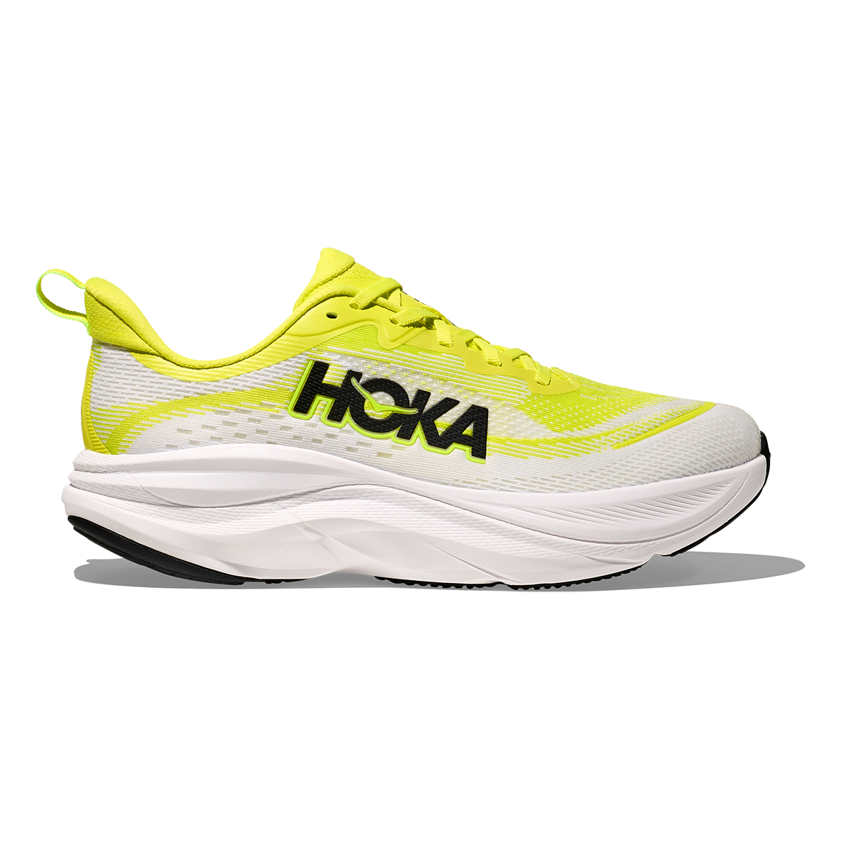 HOKA Skyflow Men's Road Running Shoes - Neon Hoka Citrus / Neon White product photo