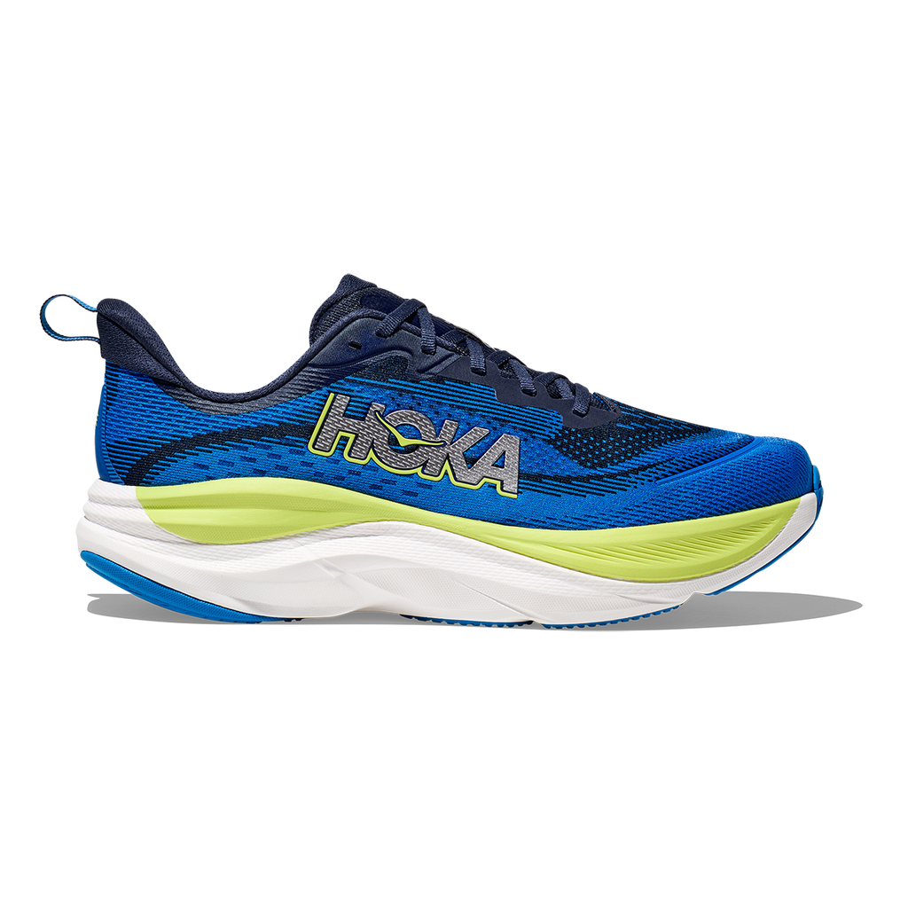 HOKA Skyflow Men's Road Running Shoes - Varsity Navy / Electric Cobalt product photo