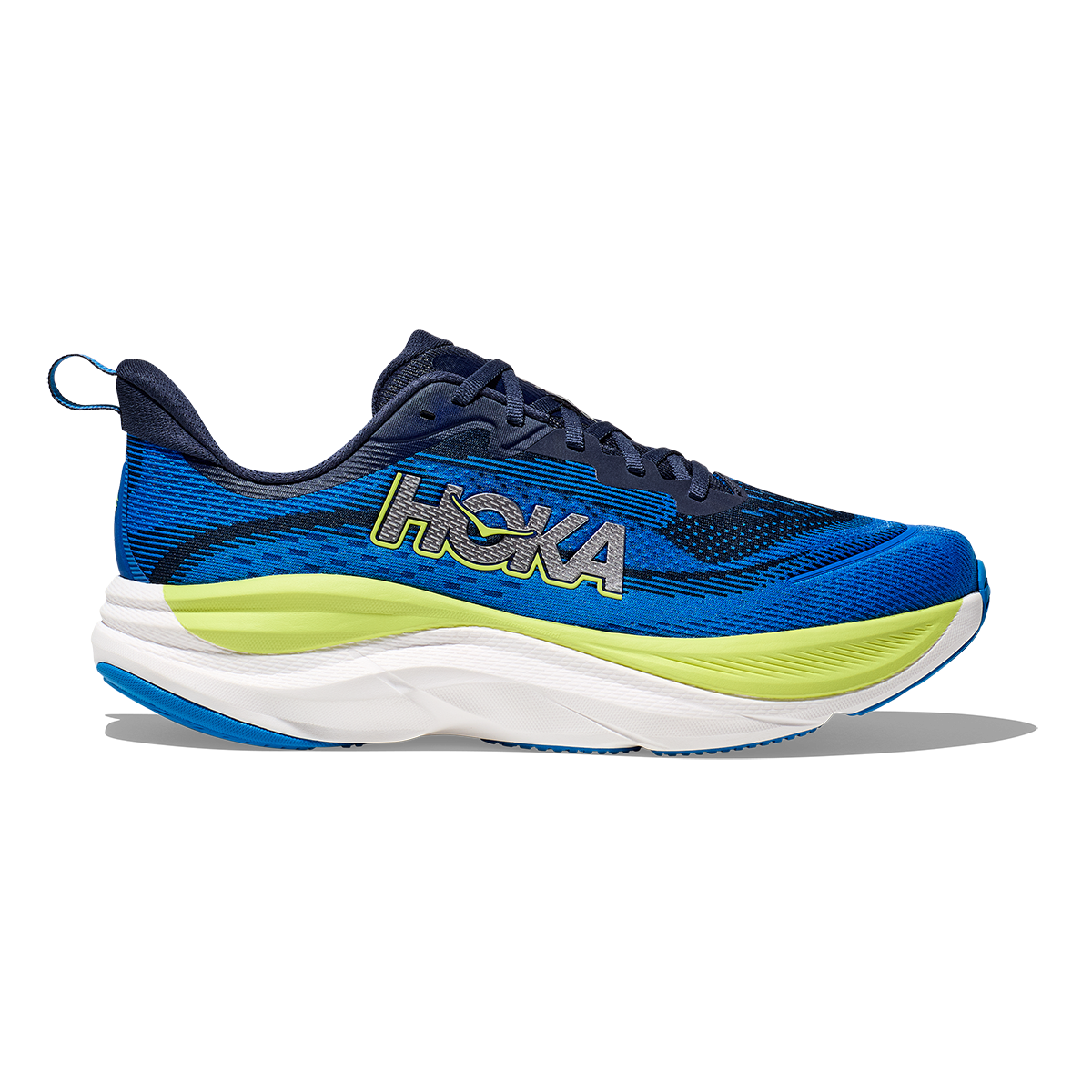 HOKA Skyflow Men's Road Running Shoes - Varsity Navy / Electric Cobalt product photo