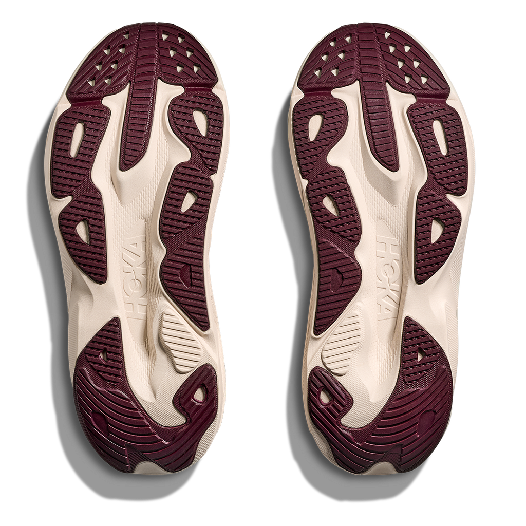 HOKA Skyflow Women's Road Running Shoes - Rose Cream / Rose Latte product photo