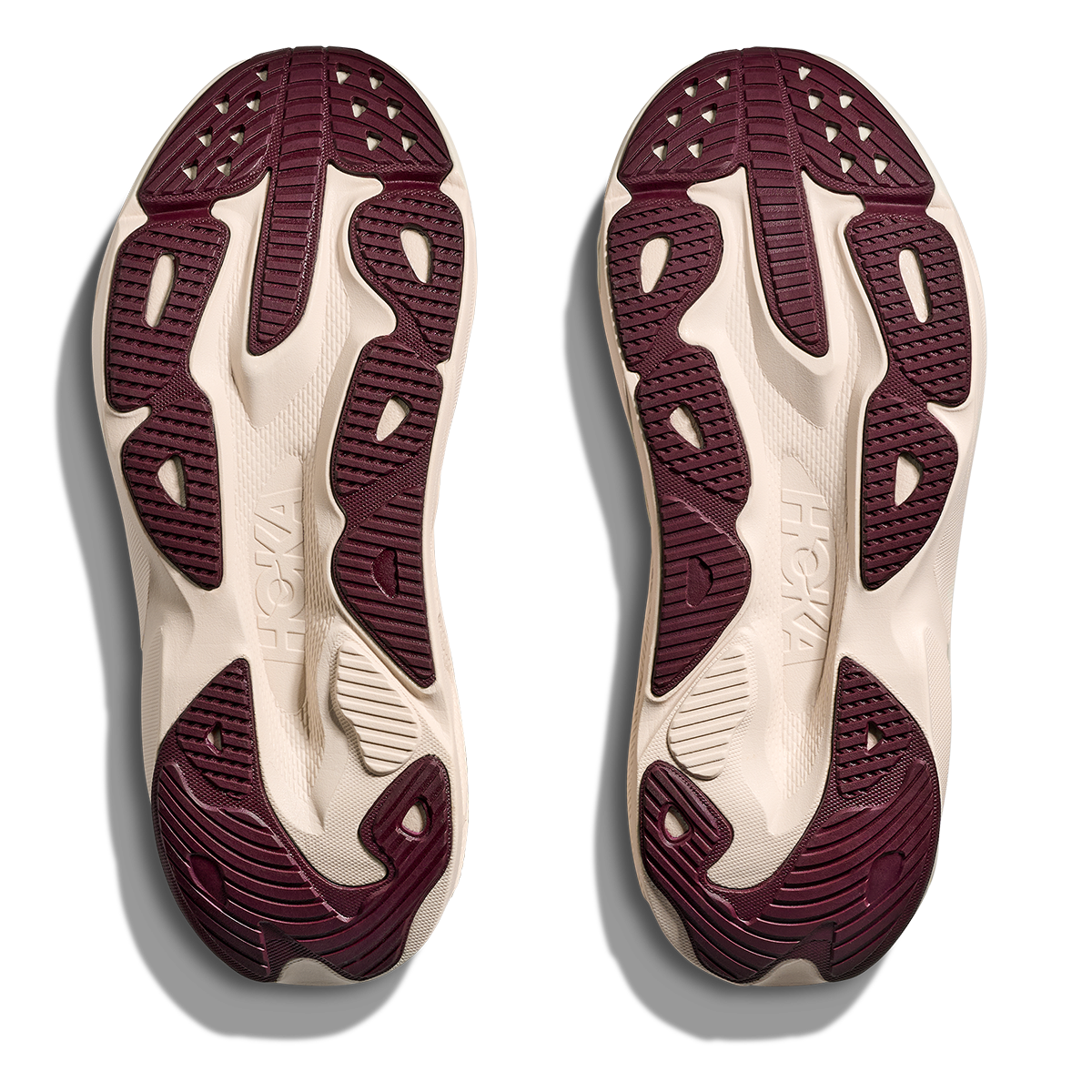 HOKA Skyflow Women's Road Running Shoes - Rose Cream / Rose Latte product photo