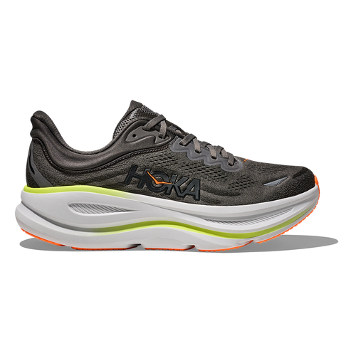 HOKA Bondi 9 Men's Road Running Shoes - Asphalt Grey / Gravel product photo
