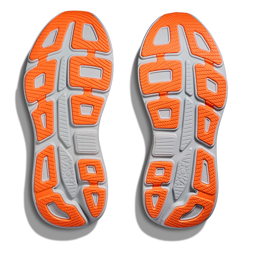 HOKA Bondi 9 Men's Road Running Shoes - Asphalt Grey / Gravel product photo