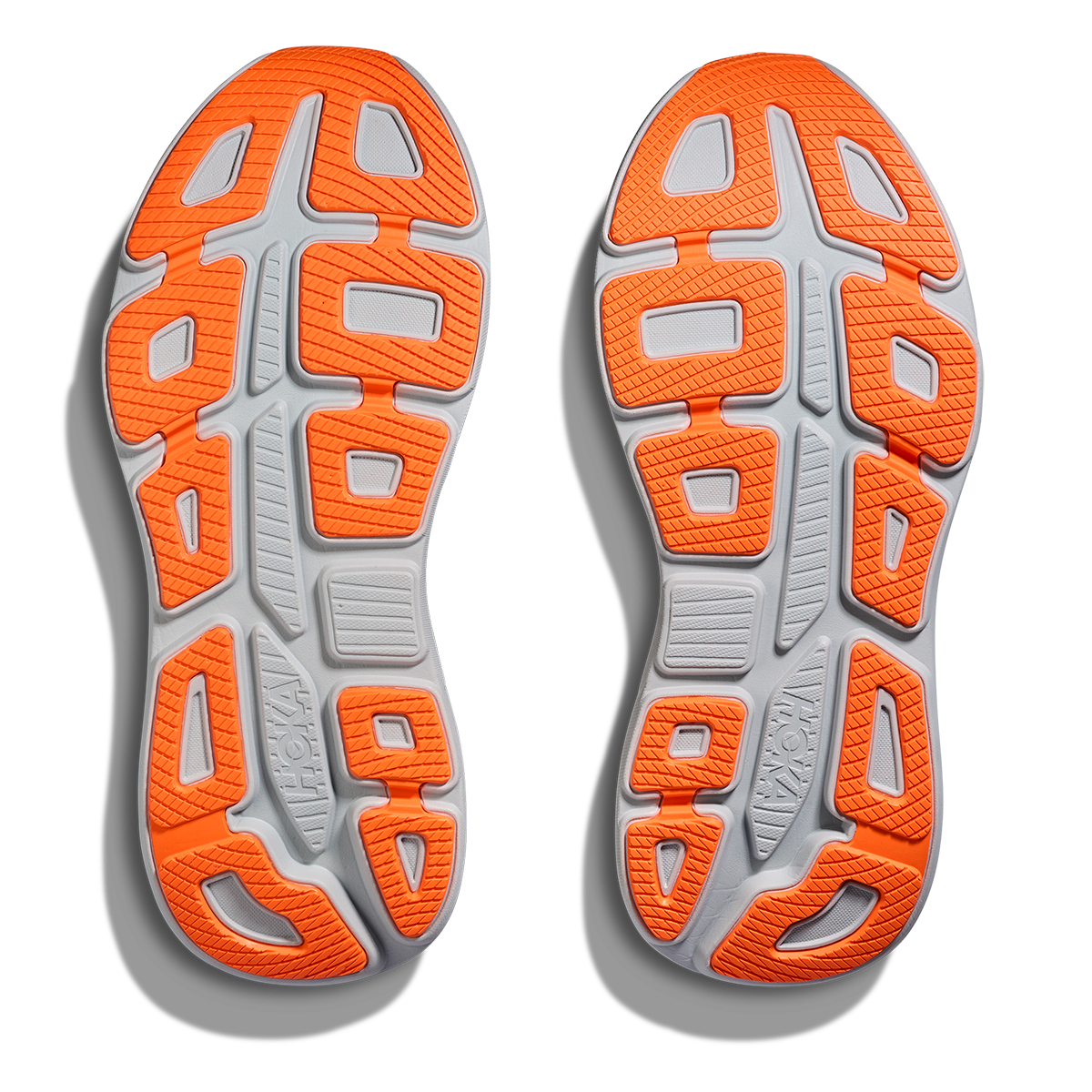 HOKA Bondi 9 Men's Road Running Shoes - Asphalt Grey / Gravel product photo