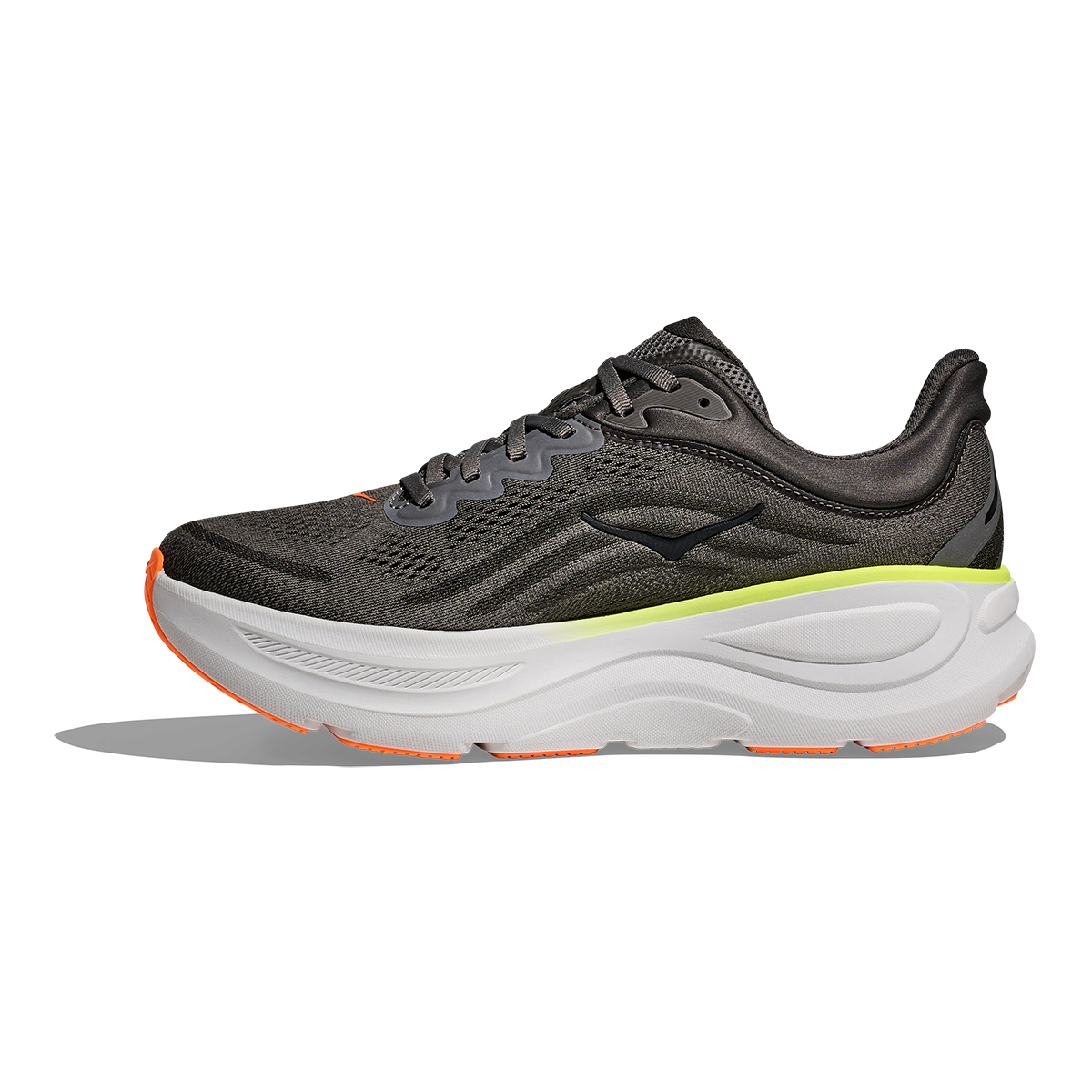 HOKA Bondi 9 Men's Road Running Shoes - Asphalt Grey / Gravel product photo