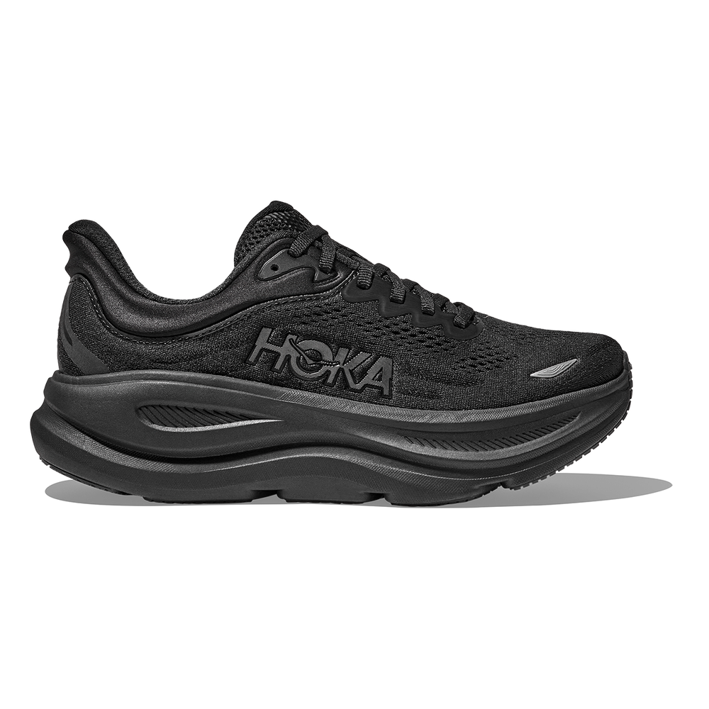 HOKA Bondi 9 Men's Road Running Shoes - Black / Black product photo