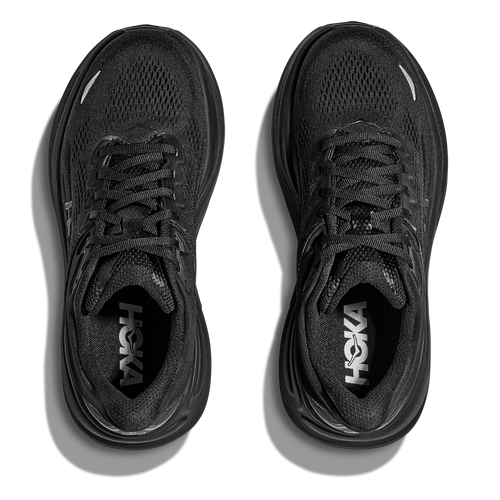 HOKA Bondi 9 Men's Road Running Shoes - Black / Black product photo
