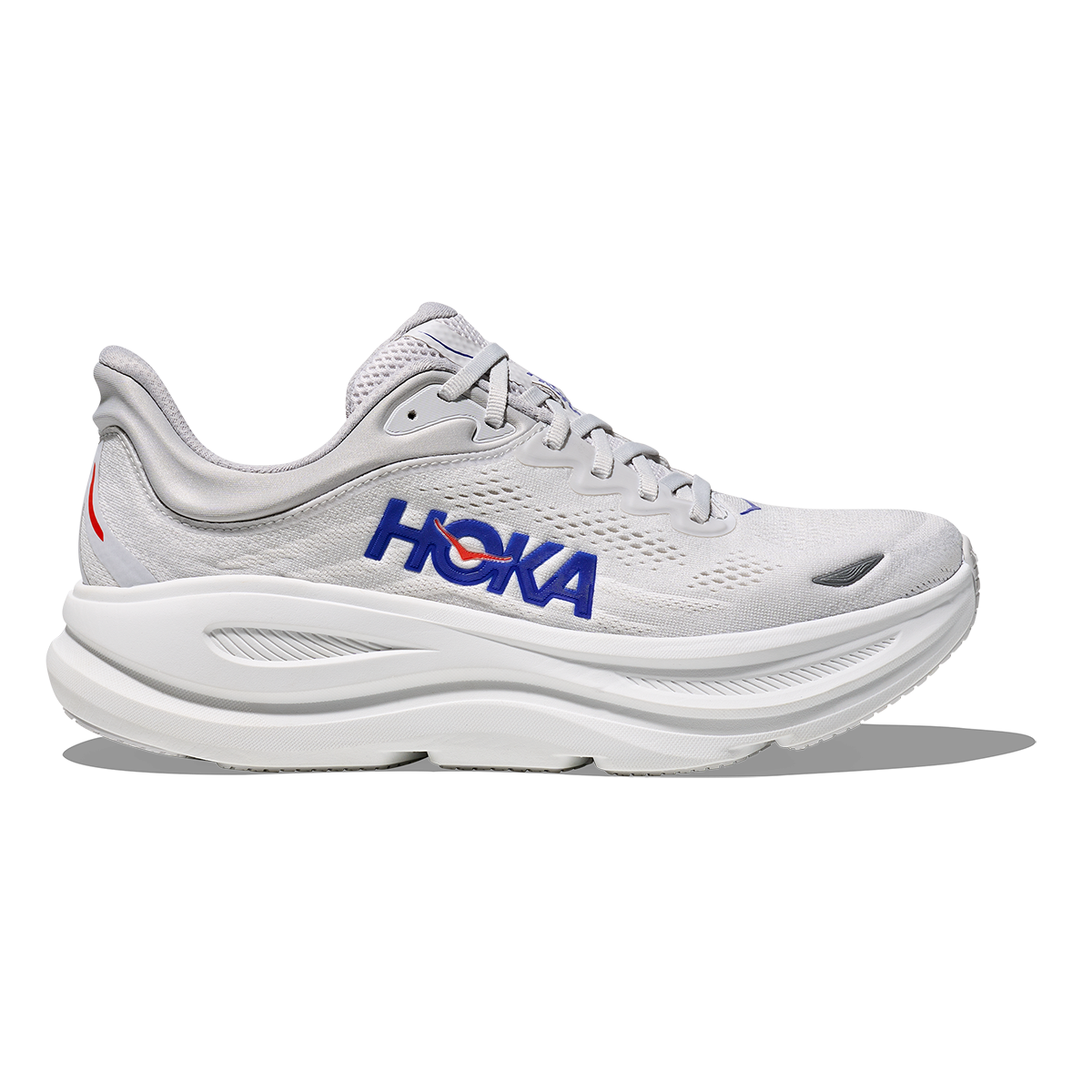 HOKA Bondi 9 Men's Road Running Shoes - Cosmic Grey / Ultramarine product photo