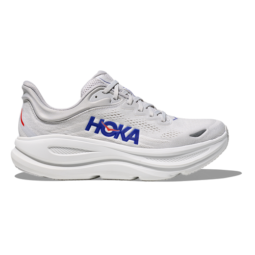 HOKA Bondi 9 Men's Road Running Shoes - Cosmic Grey / Ultramarine product photo