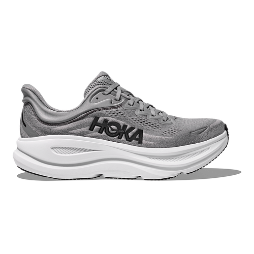 HOKA Bondi 9 Men's Road Running Shoes - Galactic Grey / Stellar Grey product photo