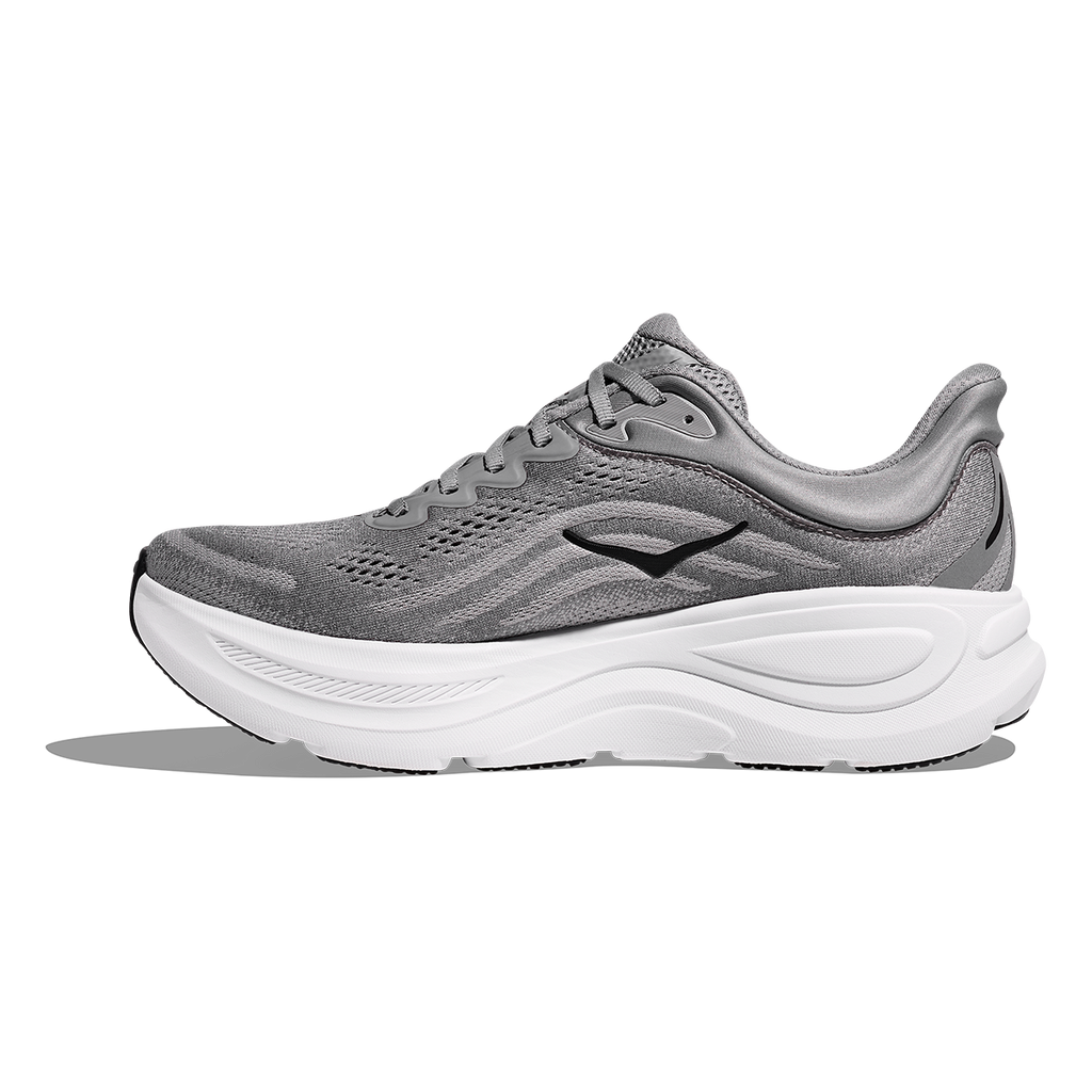 HOKA Bondi 9 Men's Road Running Shoes - Galactic Grey / Stellar Grey product photo
