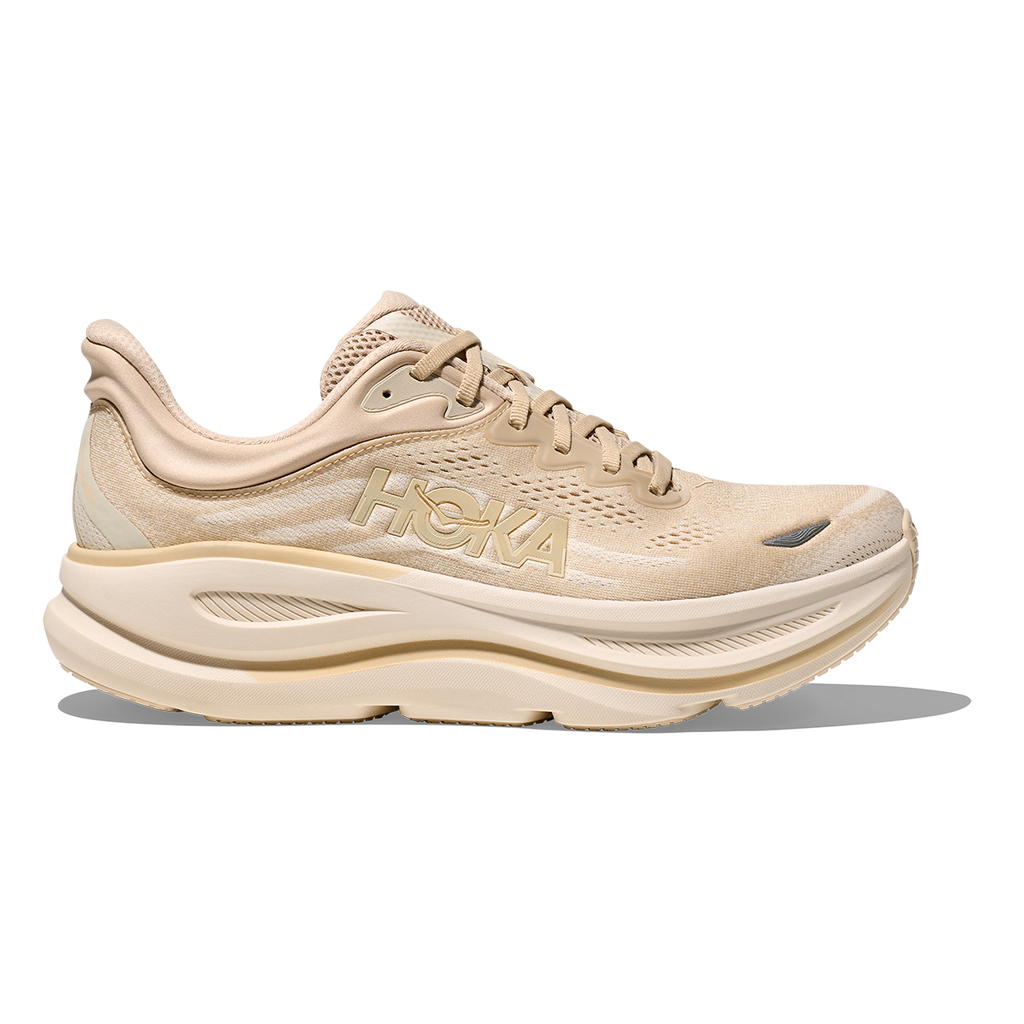 HOKA Bondi 9 Men's Road Running Shoes - Oatmeal / Oat Milk product photo