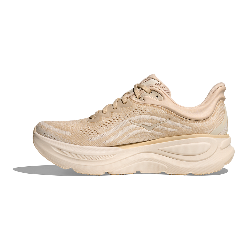 HOKA Bondi 9 Men's Road Running Shoes - Oatmeal / Oat Milk product photo