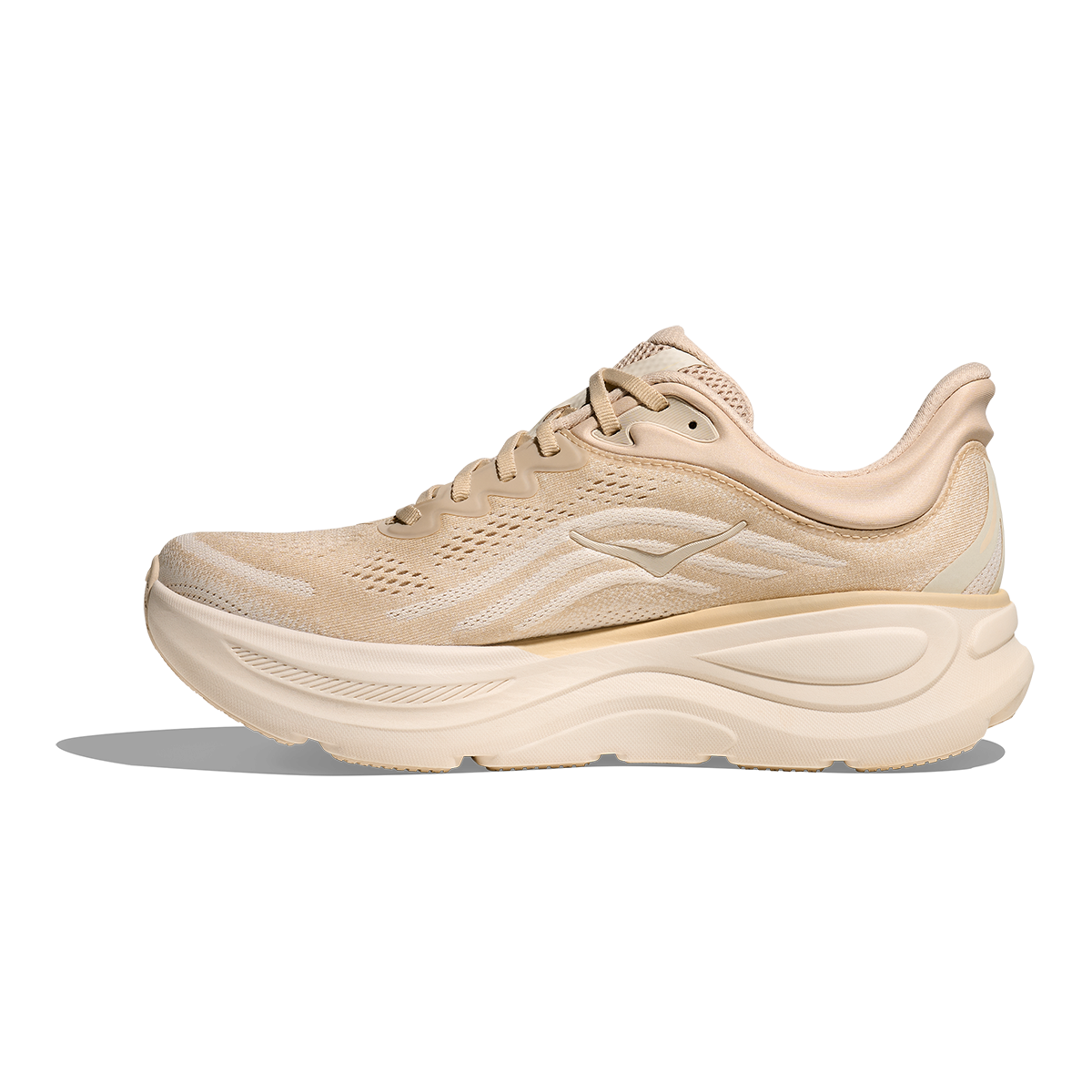 HOKA Bondi 9 Men's Road Running Shoes - Oatmeal / Oat Milk product photo