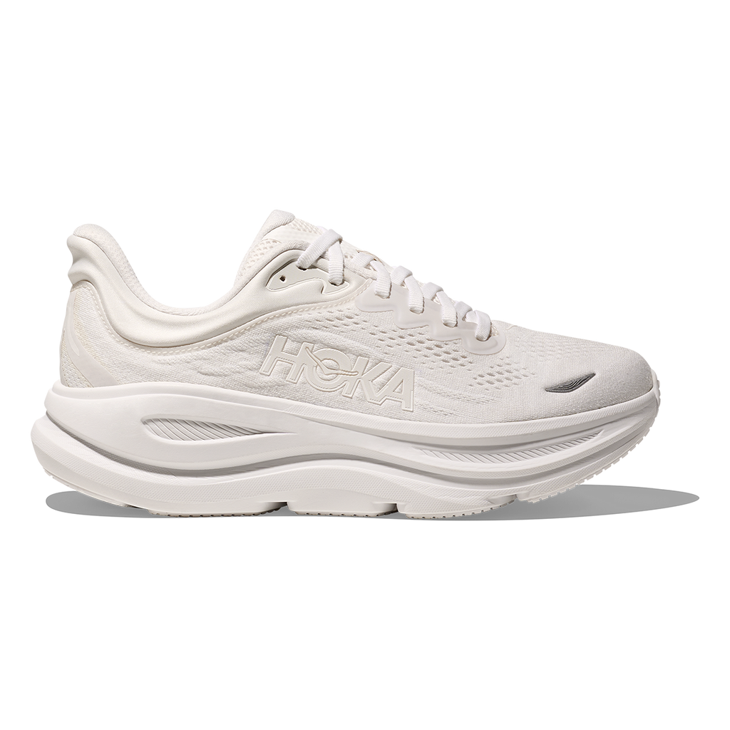 HOKA Bondi 9 Men's Road Running Shoes - White / White product photo