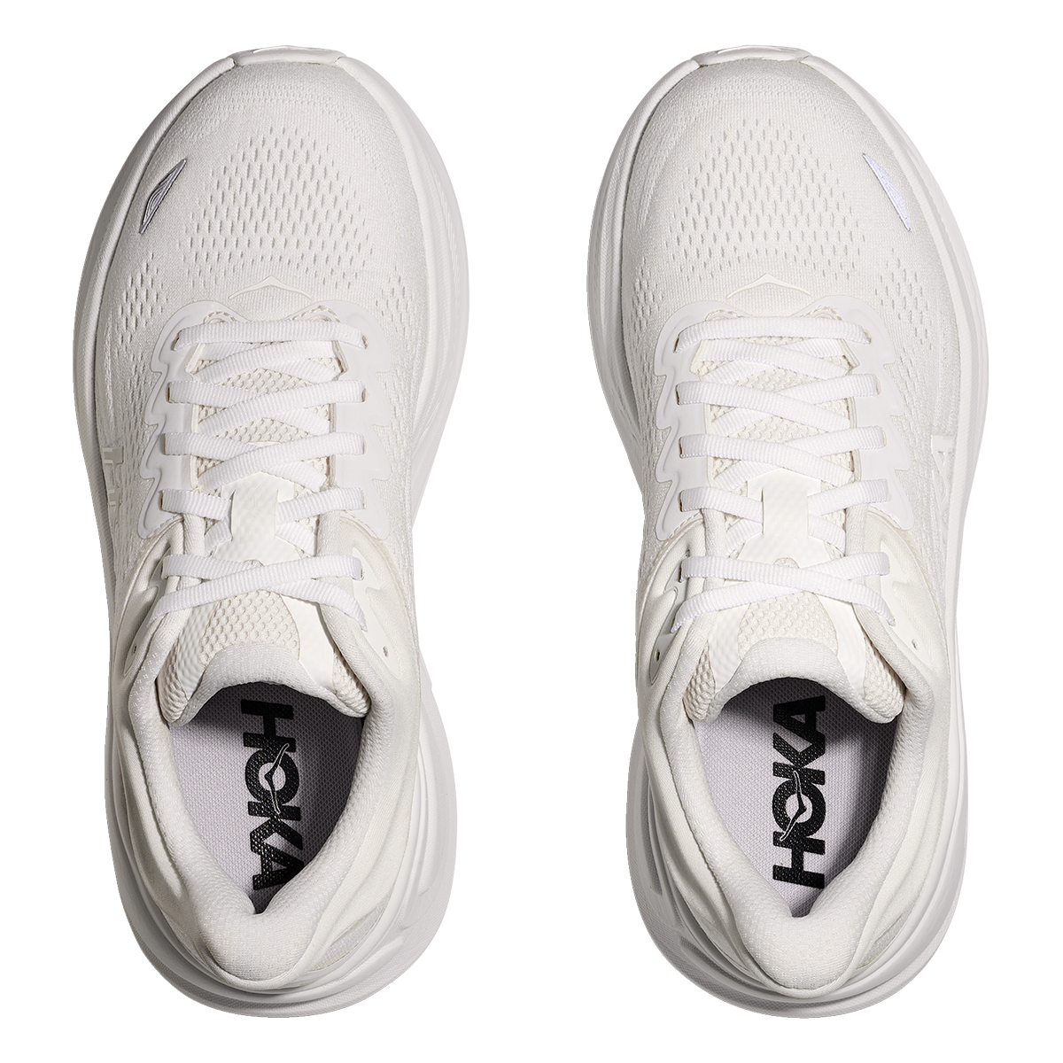 HOKA Bondi 9 Men's Road Running Shoes - White / White product photo