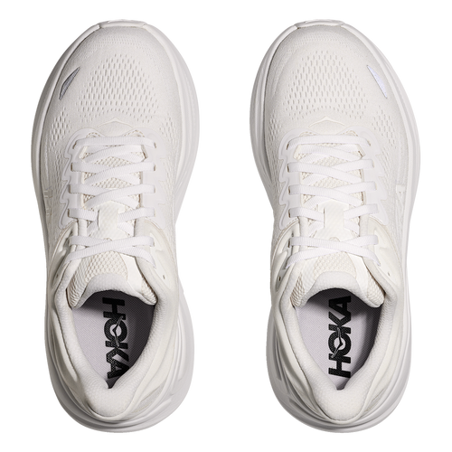 HOKA Bondi 9 Men's Road Running Shoes - White / White product photo