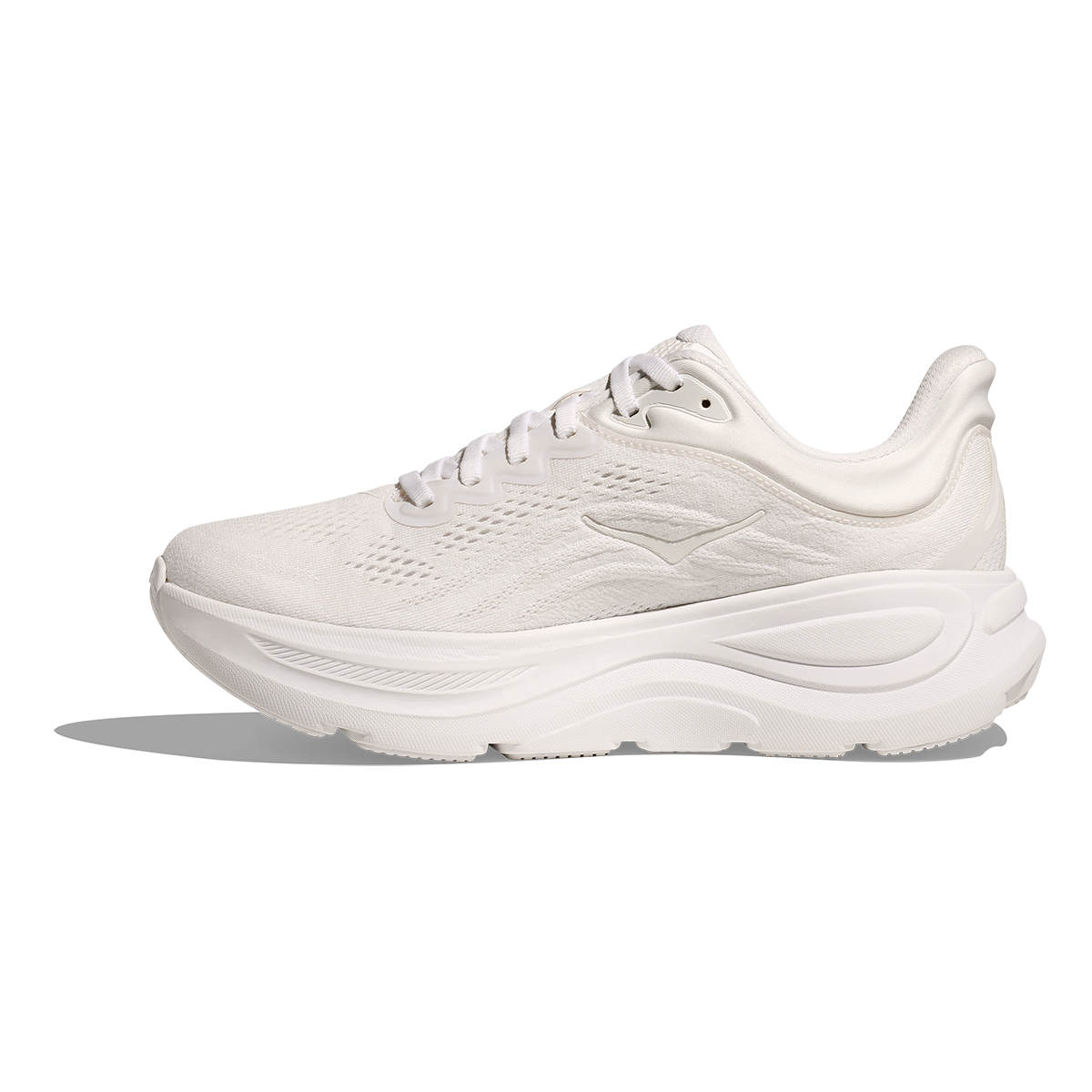 HOKA Bondi 9 Men's Road Running Shoes - White / White product photo