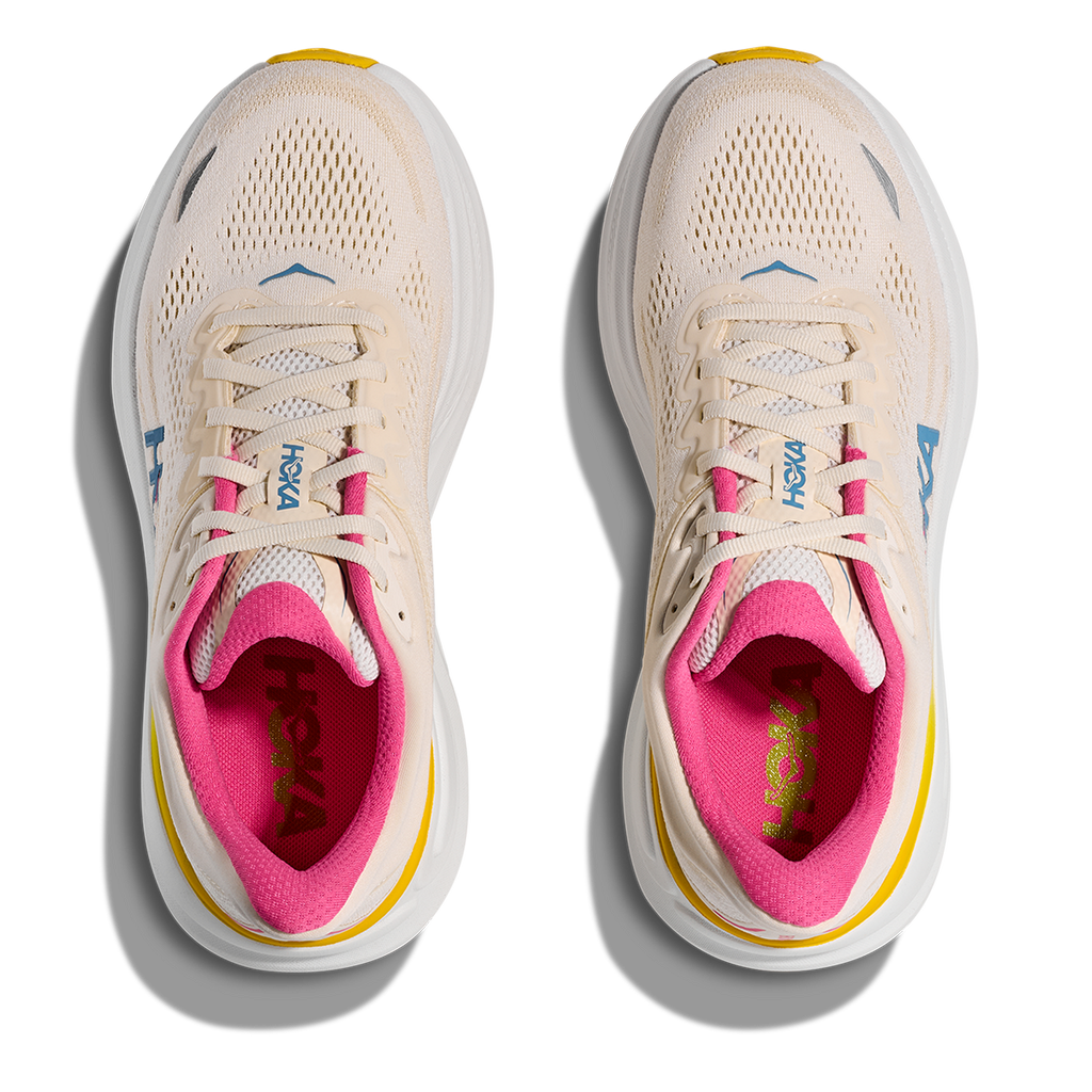 HOKA Bondi 9 Women's Road Running Shoes - Alabaster / Birch product photo