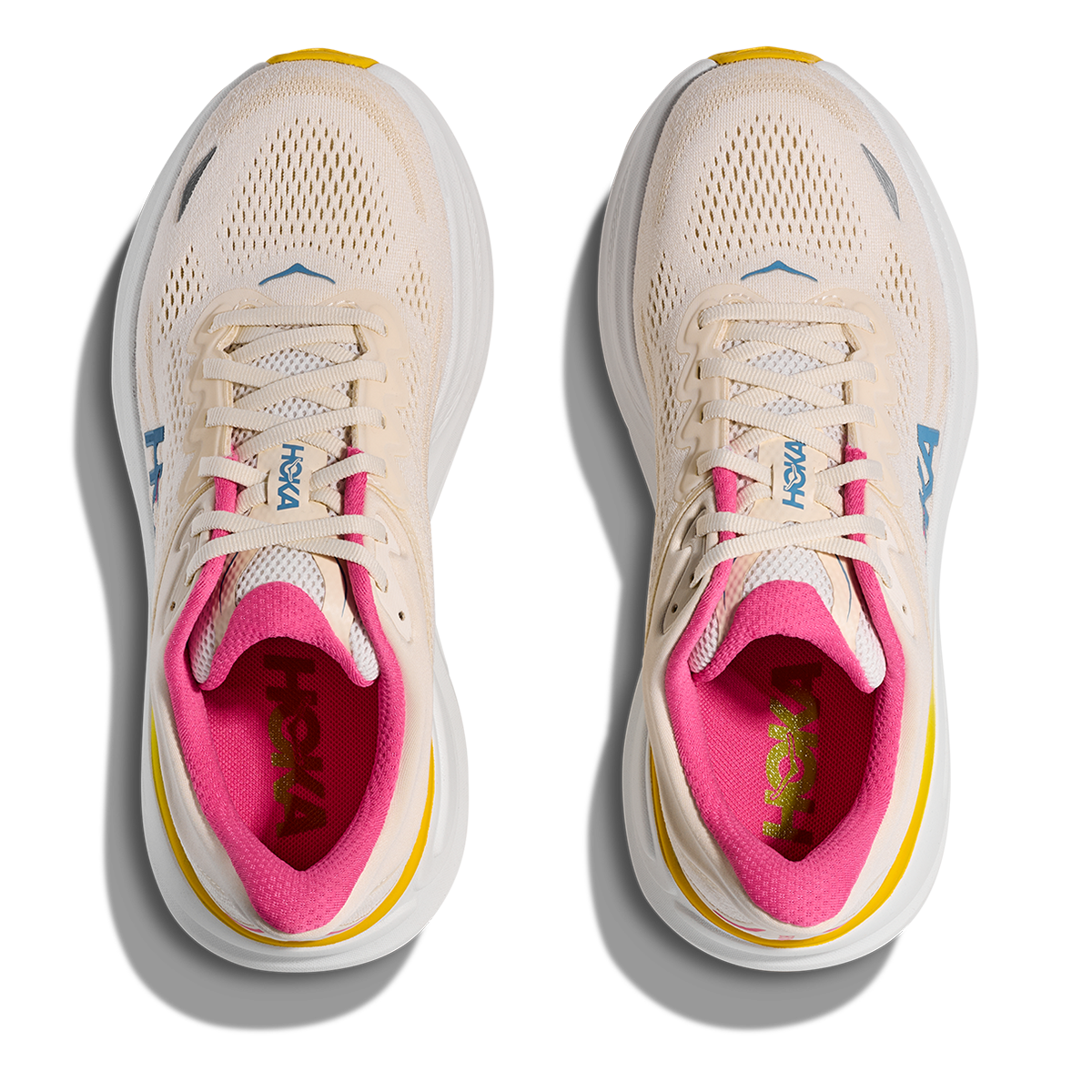 HOKA Bondi 9 Women's Road Running Shoes - Alabaster / Birch product photo