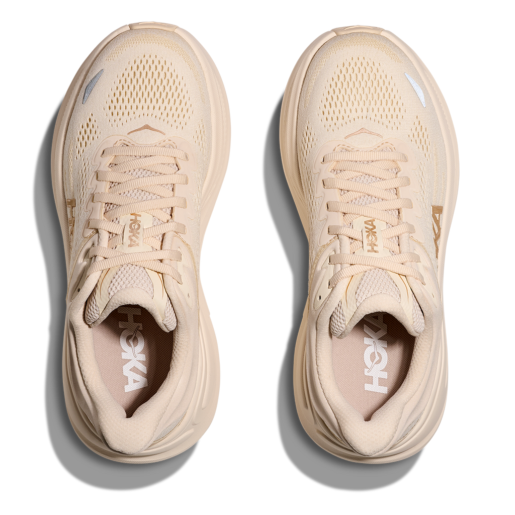 HOKA Bondi 9 Women's Road Running Shoes - Vanilla / Birch product photo