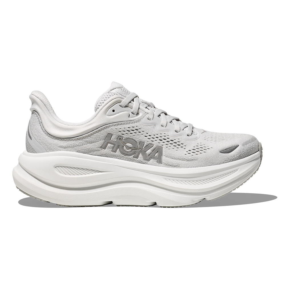 HOKA Bondi 9 Women's Road Running Shoes - Stardust / Silver product photo