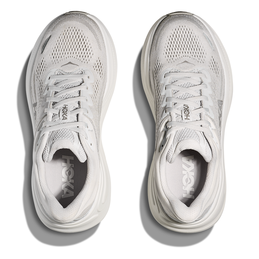 HOKA Bondi 9 Women's Road Running Shoes - Stardust / Silver product photo