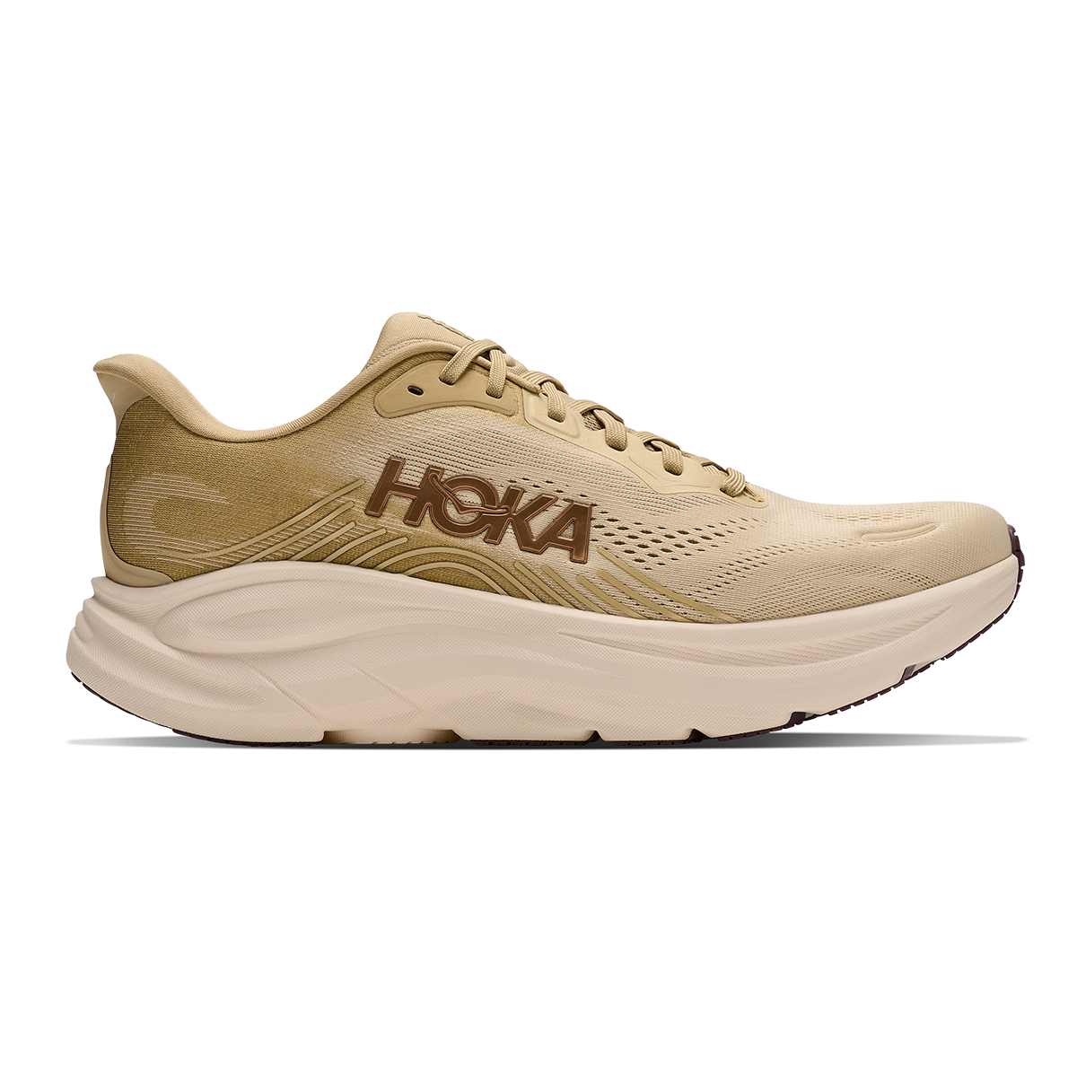 HOKA Clifton 11 GLM Men's Road Running Shoes - Barley Flour / Barley product photo