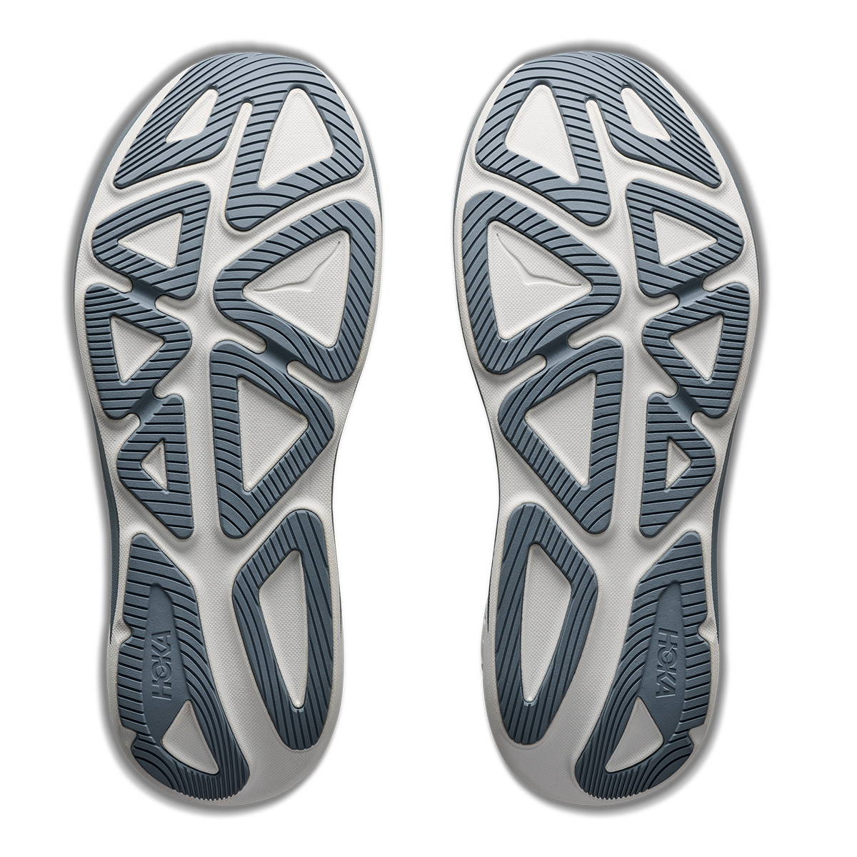 HOKA Clifton PRO GLM Men's Road Running Shoes - Mineral Blue / Sprouted Green product photo
