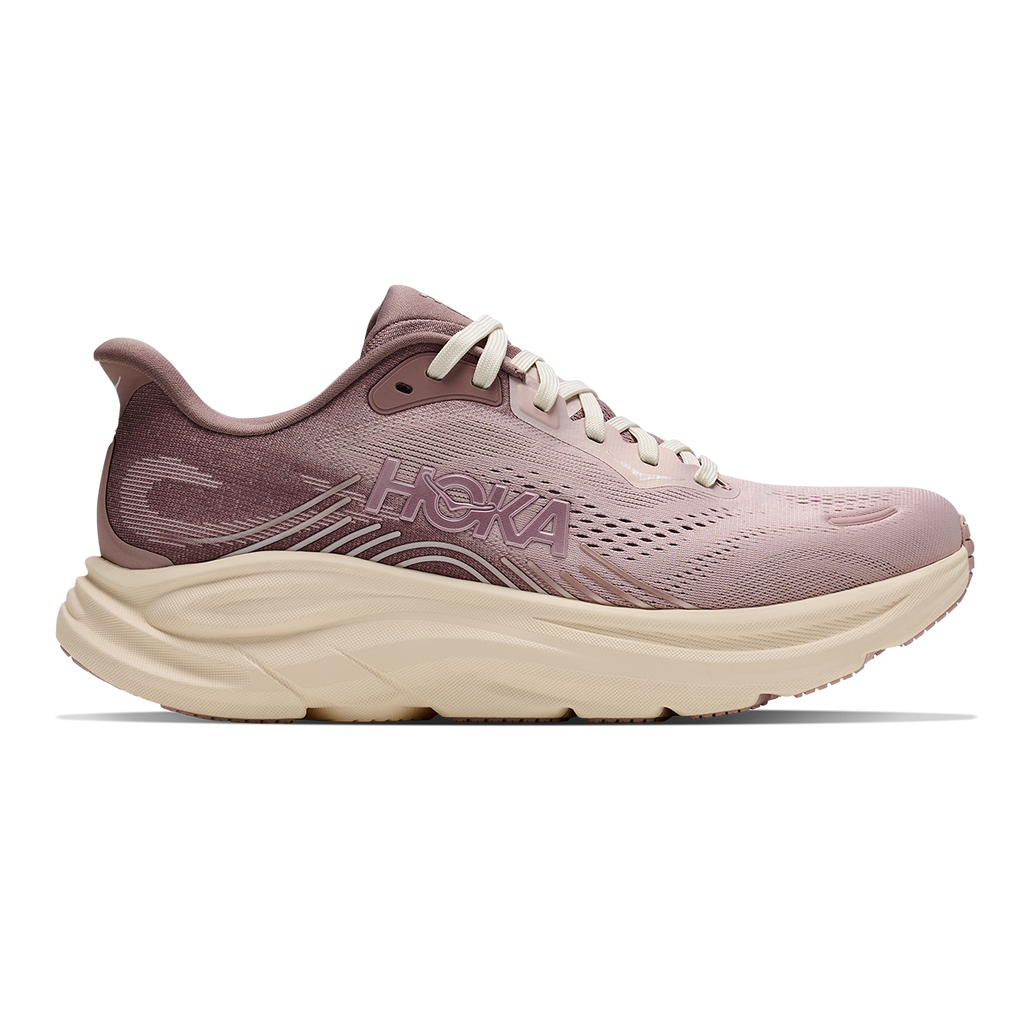 HOKA Clifton 11 GLM Women's Road Running Shoes - Pink Opal / Quartzite product photo