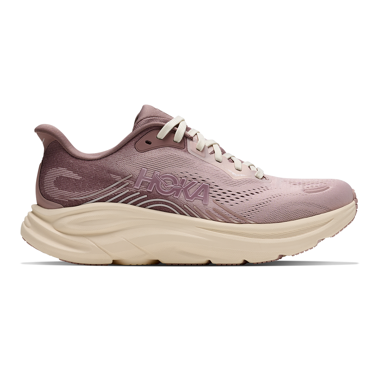HOKA Clifton 11 GLM Women's Road Running Shoes - Pink Opal / Quartzite product photo
