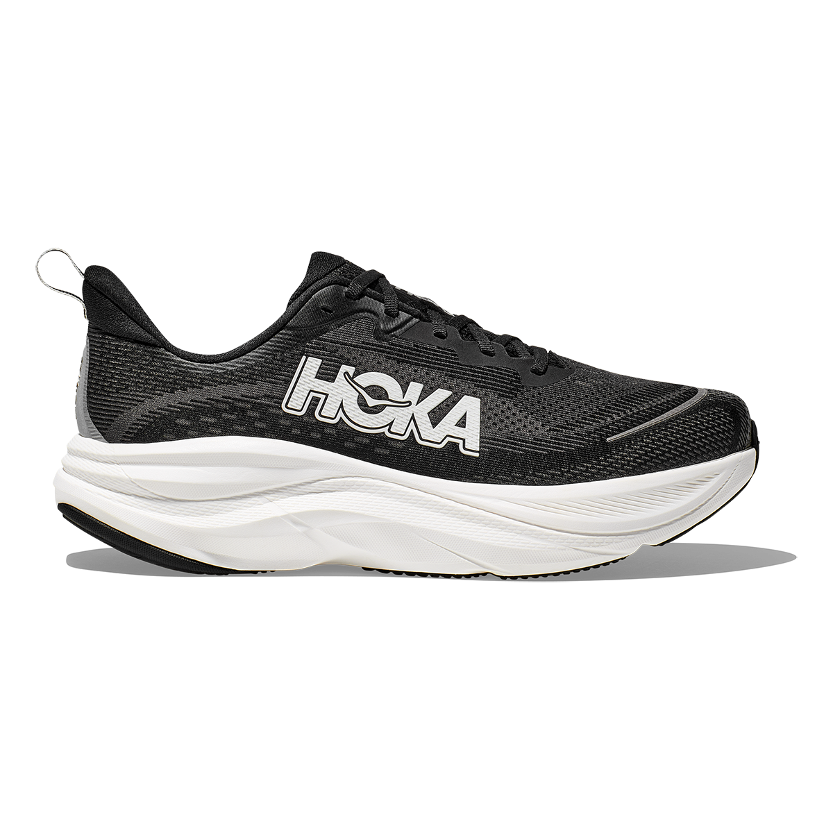 HOKA Skyflow Men's Road Running Shoes - Black / White product photo