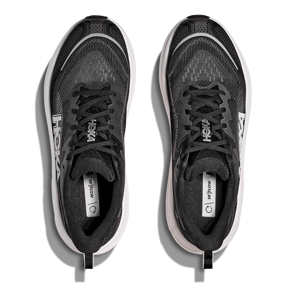HOKA Skyflow Men's Road Running Shoes - Black / White product photo