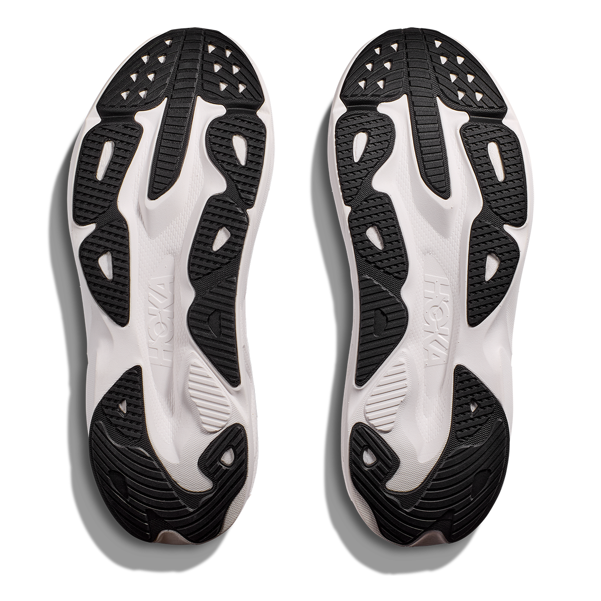 HOKA Skyflow Men's Road Running Shoes - Black / White product photo