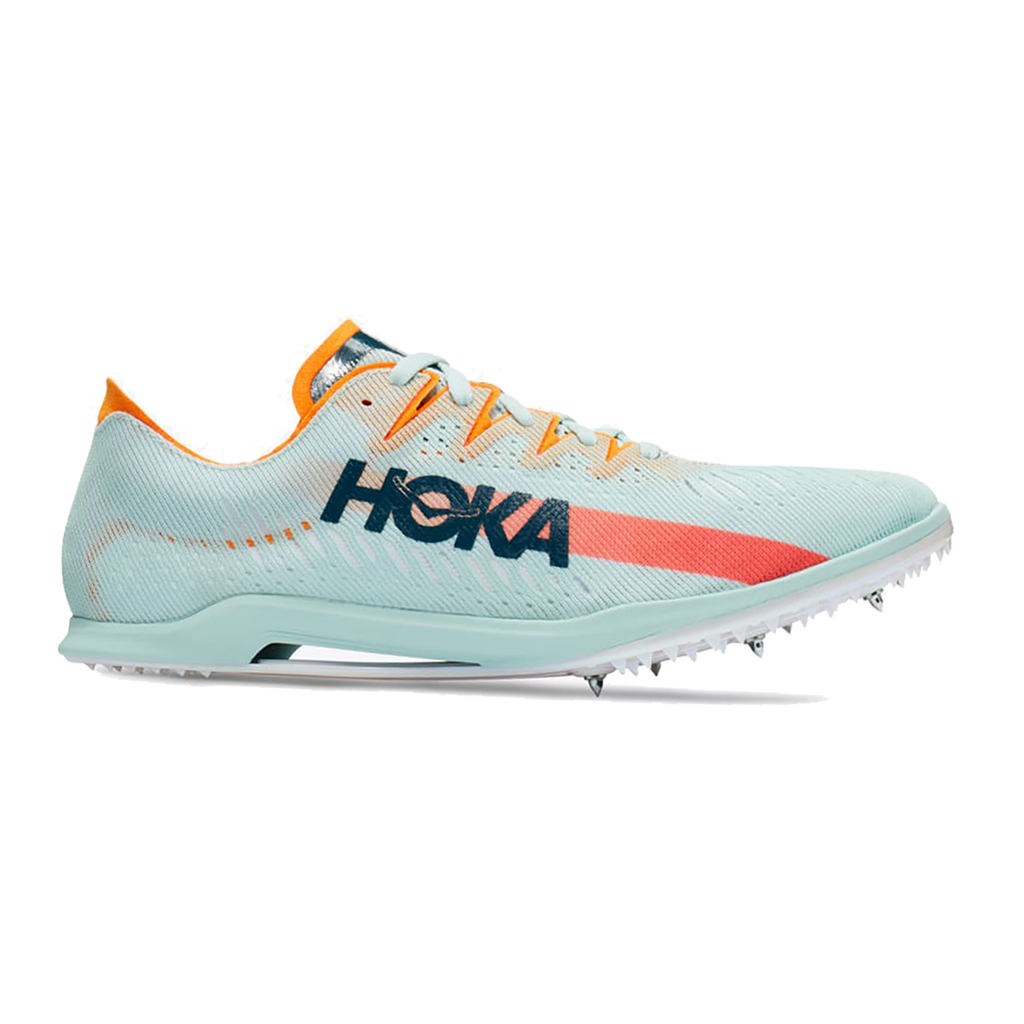 HOKA Cielo X MD Unisex Track Spikes - Blue Glass / Radiant Yellow product photo