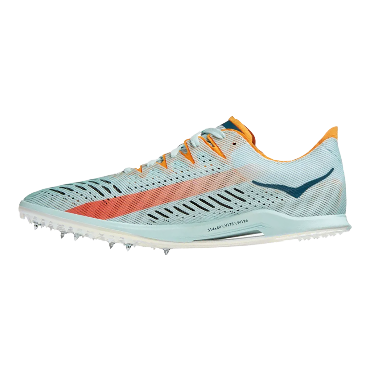 HOKA Cielo X MD Unisex Track Spikes - Blue Glass / Radiant Yellow product photo