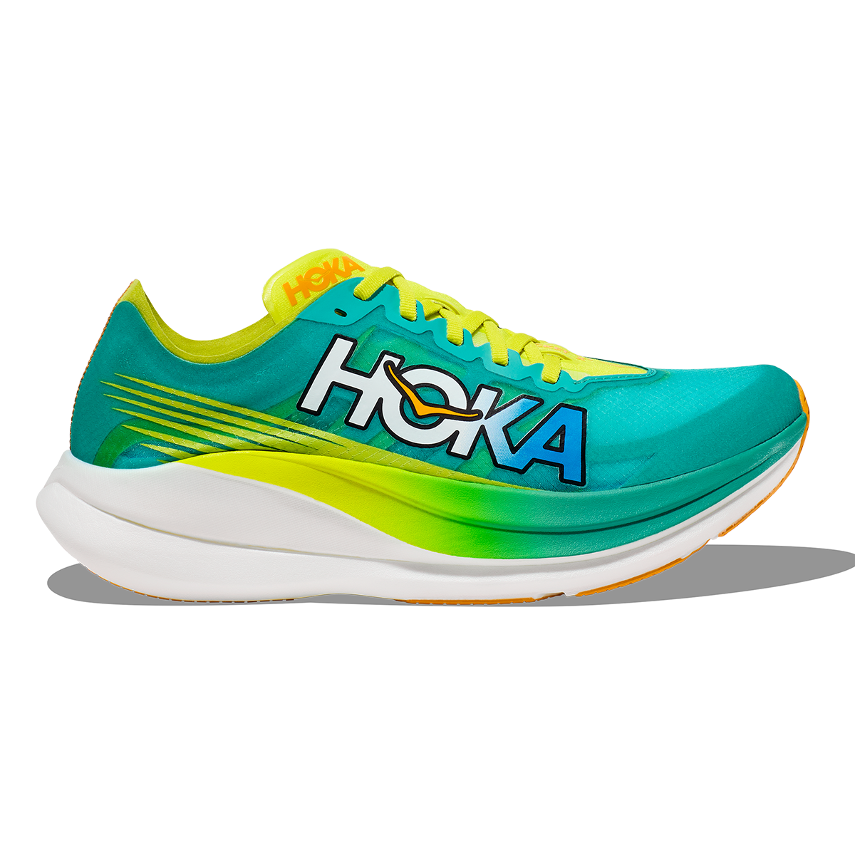 HOKA Rocket X 2 Ceramic Pack Unisex Road Racing Shoes - Ceramic / Evening Primrose product photo